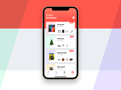 Wishlist App Concept UI