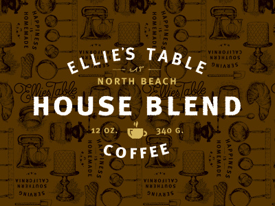 House Blend beach blend coffee cup ellies hot house kitchen north table