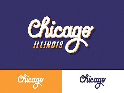 Chicago bears chicago city fighting illini illinois script type typography wacom