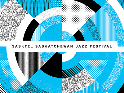 Jazz Festival festival illustration jazz music noise pattern poster texture tone