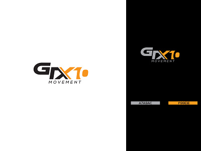 GTX10 MOVEMENT LOGO DESIGN brand identity design clean logo creative logo design flat logo design illustrator design logo logo design minimalist logo design photoshop design text logo unique logo design