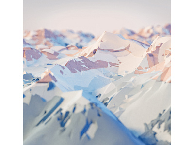 Swiss Alps 3d illustration landscape mountain snow switzerland