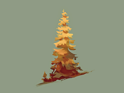 Tree study painting tree