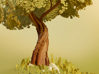 Tree 3d blender3d experimentation illustration nature tree