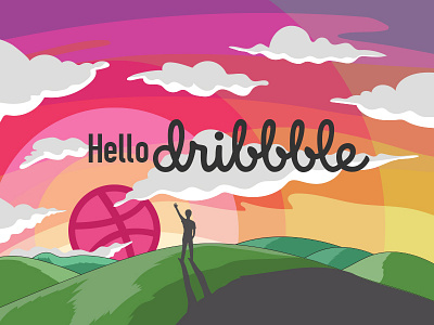 Hello Dribbble! debut dribbble hazzah