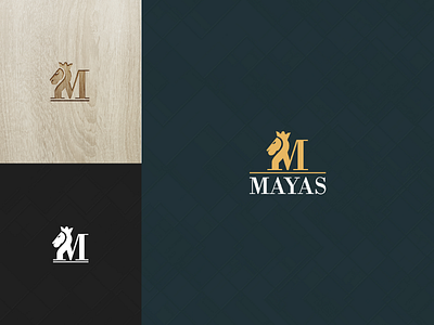 MAYAS Logo Design (M+lion) brand brand identity interior logo lion lion icon logo logo animation logo design logo idea logo mark m lion m logo