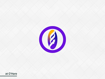 at O'Hare logo concept apps icon brand branding icon illustration logo logo idea logo mark logos modern logo o icon o logo ohare word mark logo