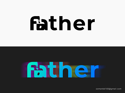 Father Typography Concept