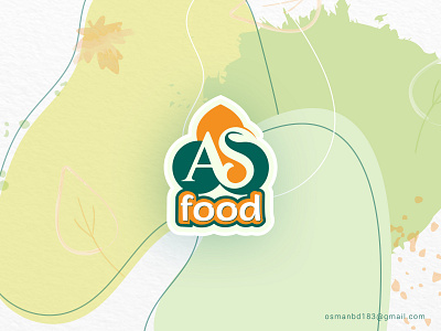 AS food Logo Design