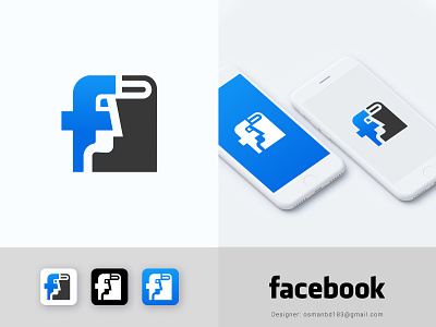 Facebook Logo Redesigning apps icon art branding graphics icon illustration logo logo idea modern logo motion typography