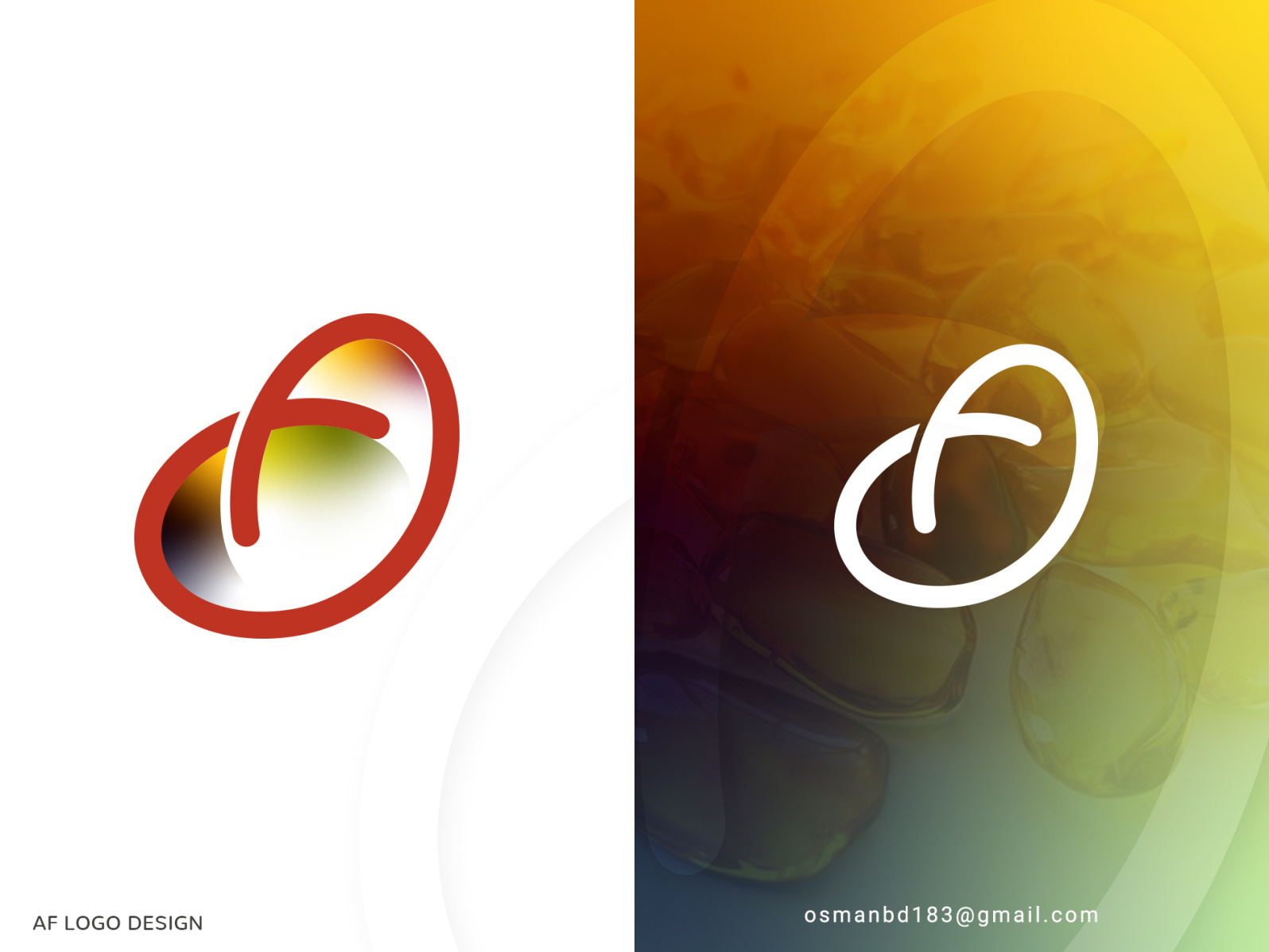 AF Logo Design Concept: AMBER STONES/ Modern AF Logo by Design Think on  Dribbble