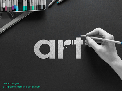 Art Wordmark Logo/ minimal Logo/ Conceptual Logo