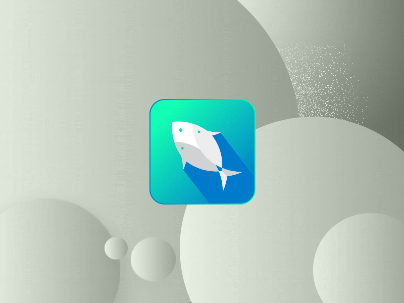 "Fish Wish" Apps Icon apps-icon bangladeshi-designer fish icon-designer logo-design wish