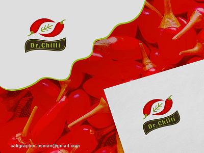 Dr. Chilli Logo chilli design food logo