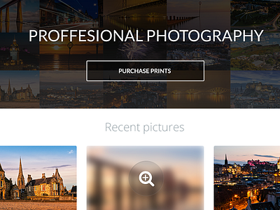 Photography Porfolio design photo photography prints psd responsive web webdesign