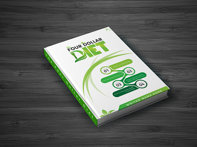 4$ Diet Logo Book Cover book cover bookcoverdesign branding creative design design ebook cover ebook design graphicdesign illustration illustrator logos logotype