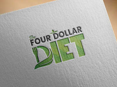 4$ Diet Logo Design artwork brand identity branding creative design graphicdesign illustration illustrator logos logotype vector