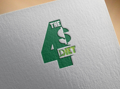 4$ Diet logo Idea branding design graphicdesign illustration illustrator logo logo design logos logotype vector
