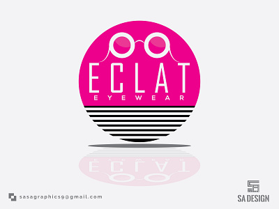 ECLAT Eye wear Logo Design brand design brand identity branding company brand logo company logo corporate design creative design graphicdesign illustration illustrator logo logo design logos logotype vector