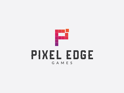 Pixel edge games logo brand brand design brand identity branding branding design company logo creative design futuristic logo games icon illustration illustrator logo logo design logomark logos logotune logotype minimalist logo vector