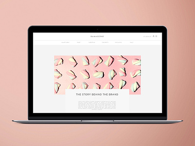 Damascene branding clean damascus design fun landingpage minimal modern sweets traditional website