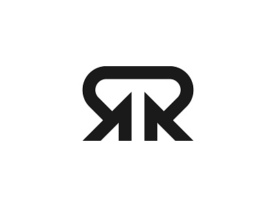 Double R + Same Goal arrow branding design identity logo run running shape simple sport vector