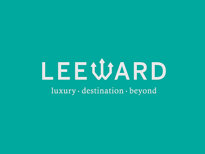 Leeward branding identity logo tag line