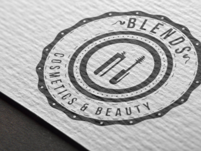 Blends Vintage Logo Design app branding design icon illustration logo typography ui ux vector