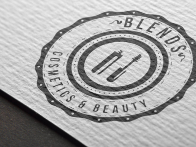 Blends Vintage Logo Design