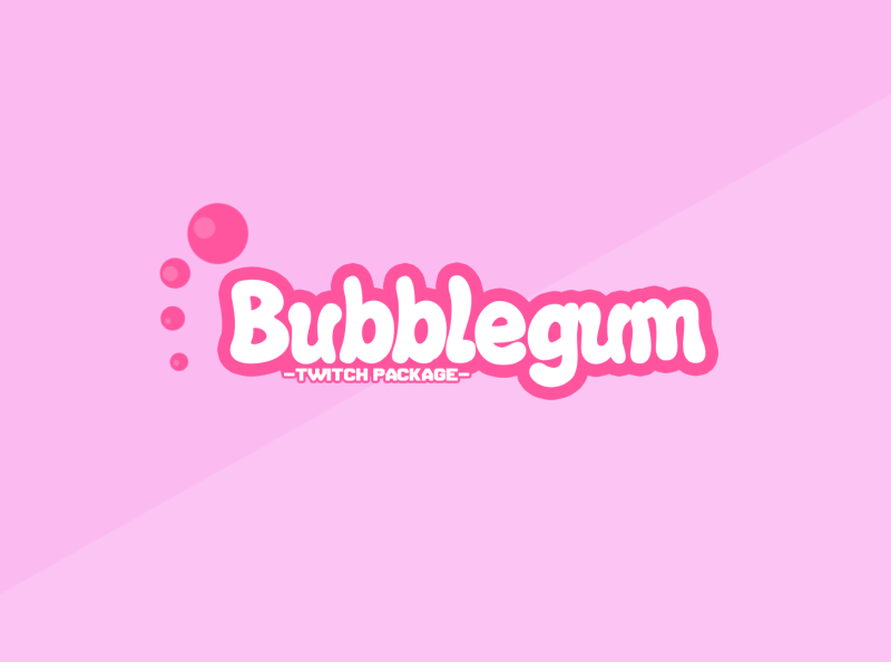 Twitch Package / Bubblegum by Stan Cooper on Dribbble