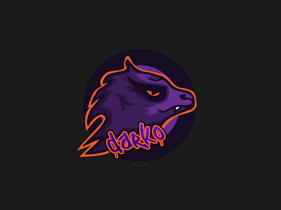 Darko Mascot Logo Design