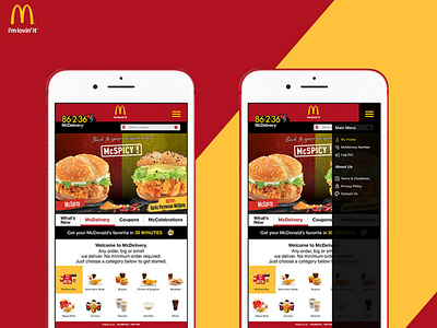 Mcdo Designs Themes Templates And Downloadable Graphic Elements On Dribbble