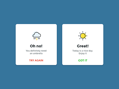 Daily UI #011 Flash Message cards dailyui day10 flash message notifications