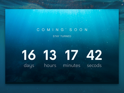 Daily UI #014  Countdown Timer