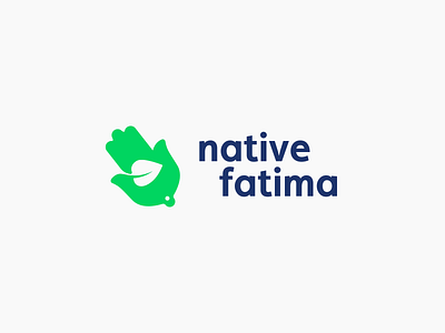 Native Fatima | Logo branding design dribbble editorial graphic icon logo typography
