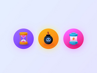 Mobile Game Icons concept game icon mobile ui vector