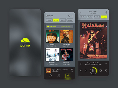 Plime | Interactive Music Player