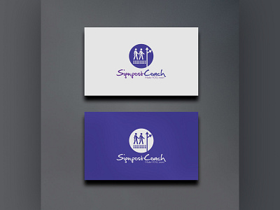 Signpost Logo blue brand brand identity clean colorful corporate creative design handwritten icon icon base logo logodesign logos sign signpost typhography