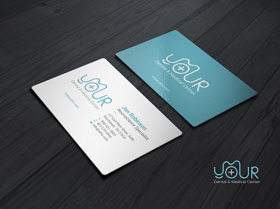 Your Dental Logo & Business Card appointment business card creative logo dental card dental logo medical design professional looks wow design