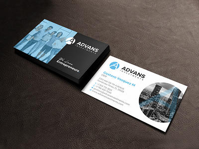 Advans Business Card Design