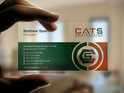 Plastic Business Card