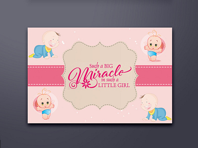 Baby (Girl) Enveloped black blue brand clean color company enveloped identity logo smart white