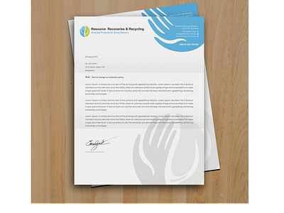 Letterhead Design brand branding business card color corporate creative illustration letter letterhead pad professinal ui