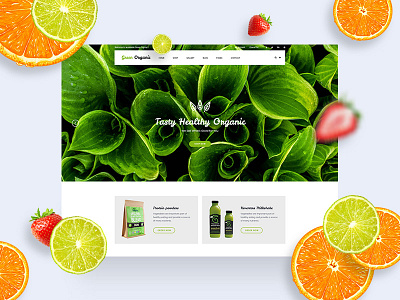 Green Organic - Organic Store & Bakery WordPress Theme