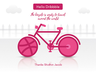 Jk First Shot bicycle debut design first illustration travel