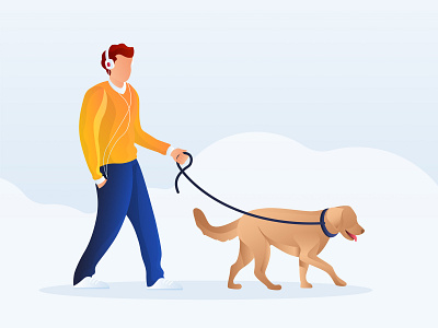 walk with friend by Jishnu Krishna on Dribbble