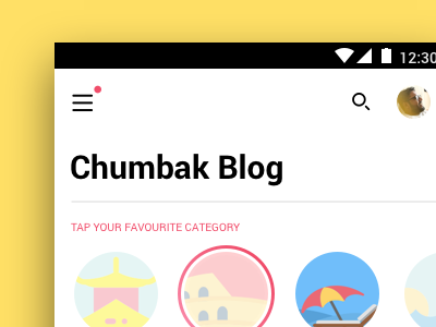 Chumbak Blog - Mobile Adaptation interface product design ui ux