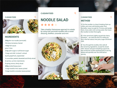 Figma #DailyUI #040 Recipe