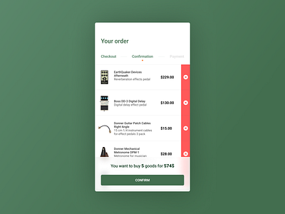 Figma #DailyUI #054 Confirmation