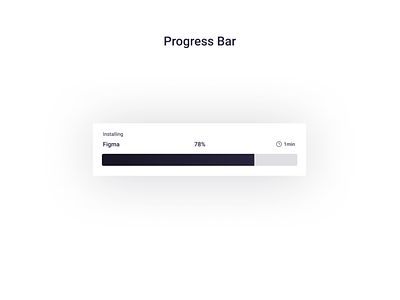 Figma #DailyUI #086 Progress Bar